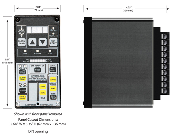 FM-24 Monitor Dimensions - Electronics Inc.